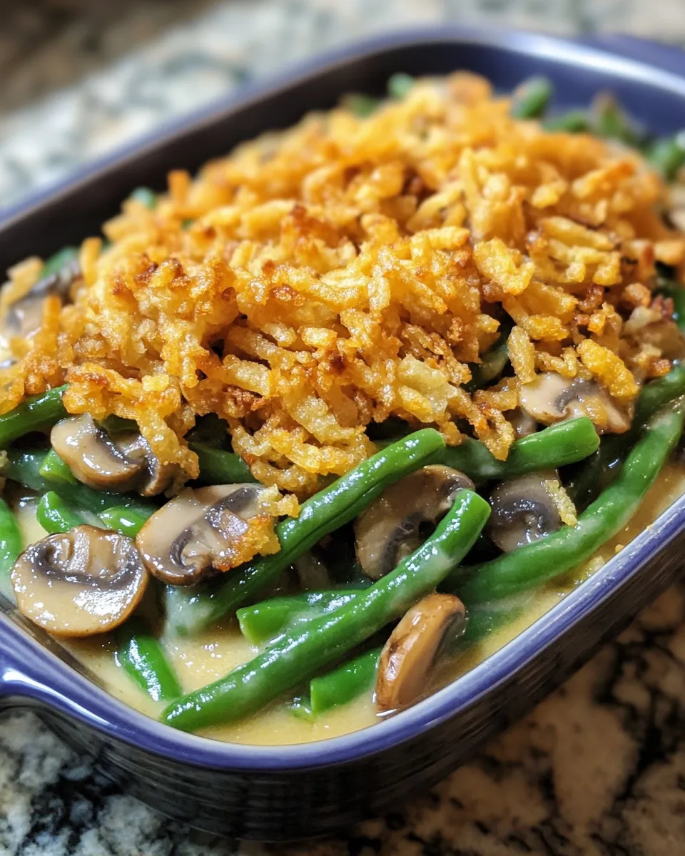 Classic Green Bean Casserole Recipe