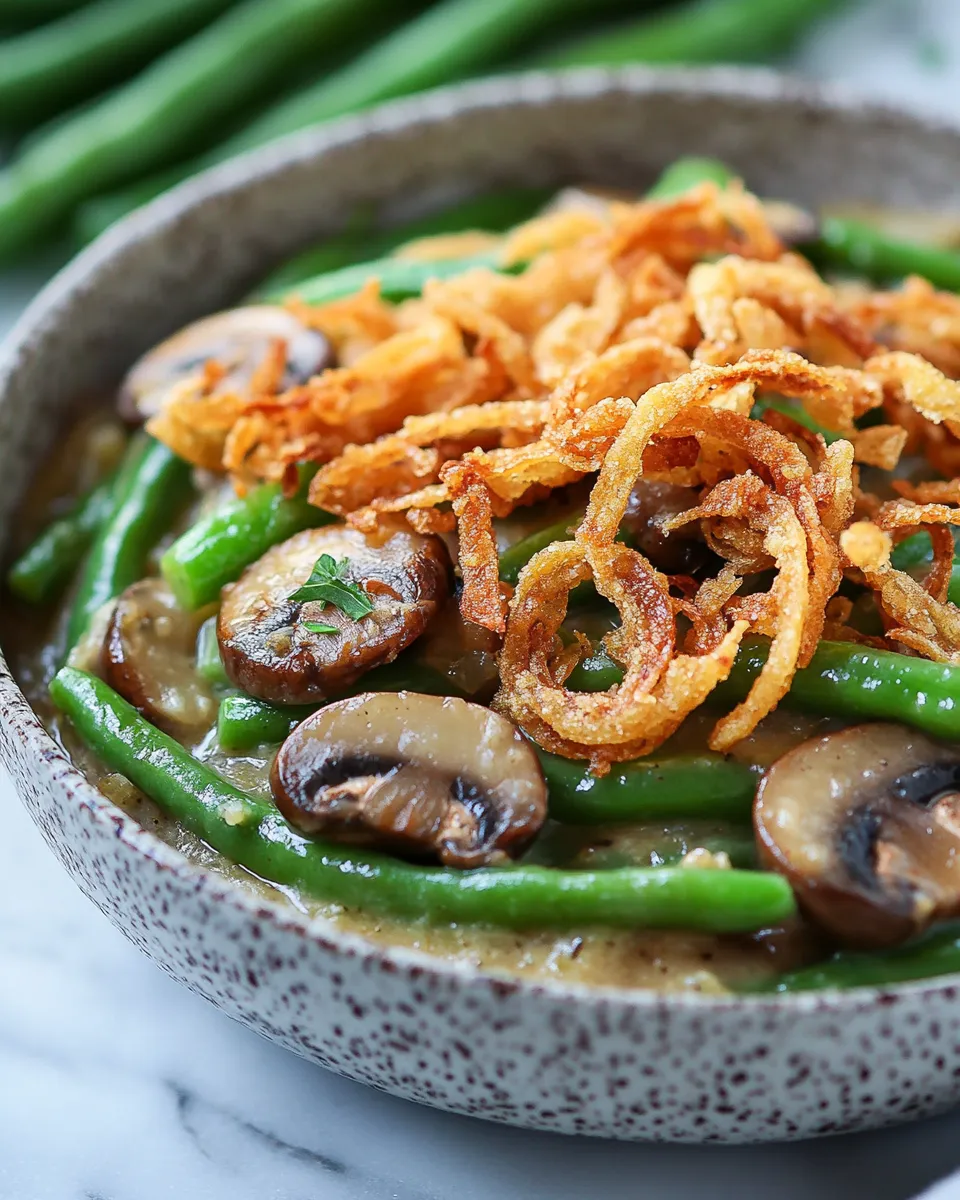 Crispy Onion Green Bean Casserole Recipe