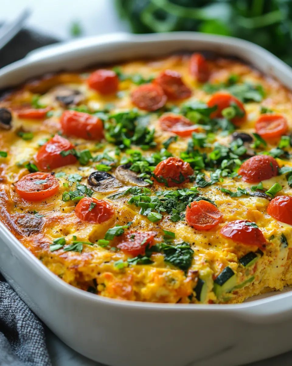 Ultimate Veggie Egg Bake Casserole Everyone Will Love