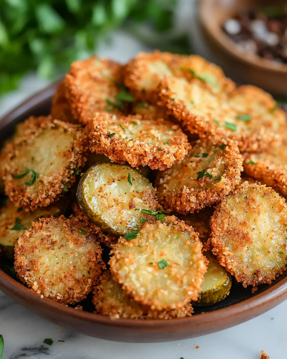 Crunchy Air Fryer Fried Pickles
