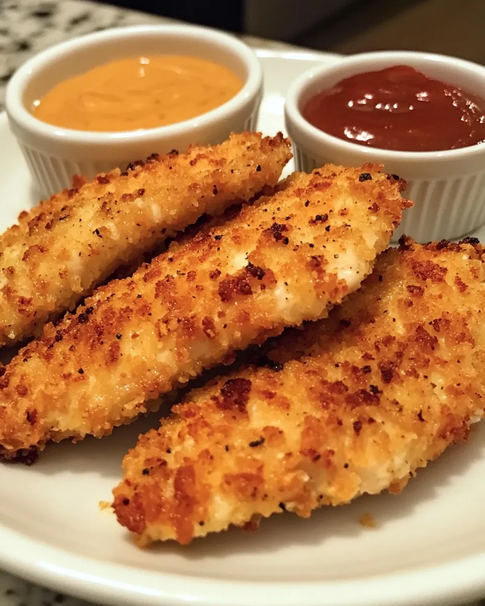 Delicious Homemade Baked Chicken Tenders