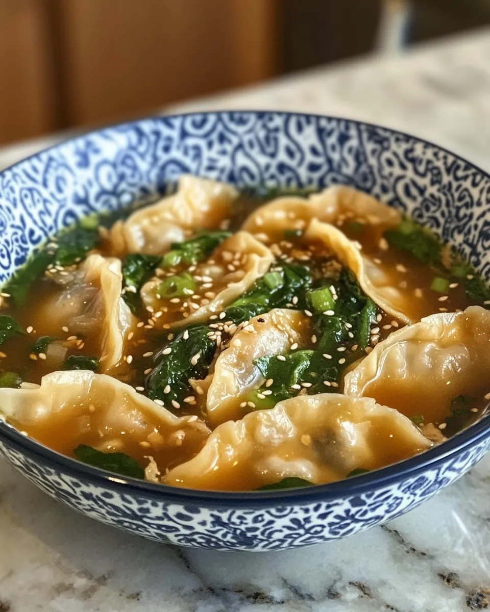 Easy Homemade Potsticker Soup for Dinner