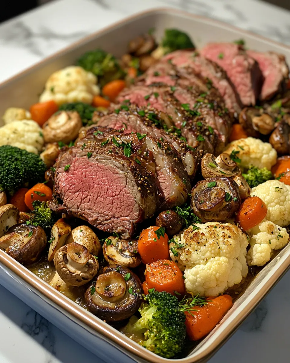 Prime Rib & Mushroom Veggie Bake Everyone Will Love