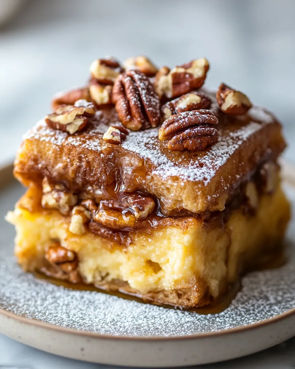 Easy Caramel Crunch French Toast Casserole