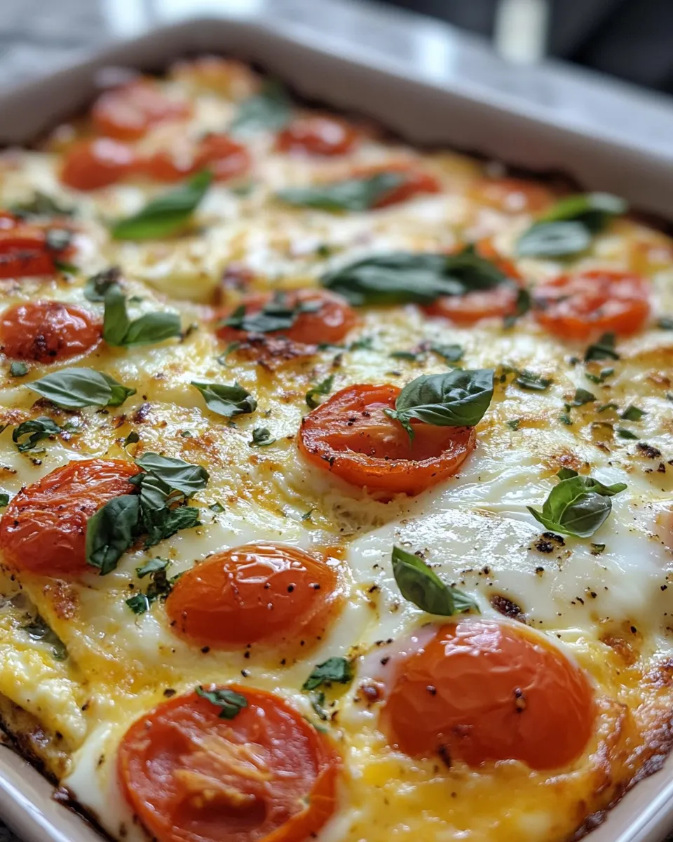 Quick & Tasty Tomato Basil Egg Bake Everyone Will Crave