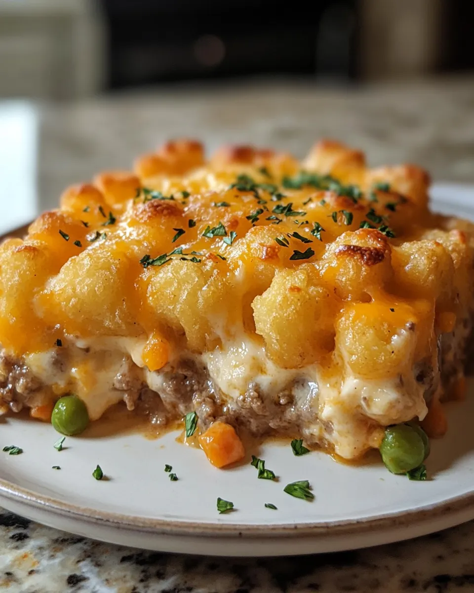 Quick & Delicious Tater Tot Casserole