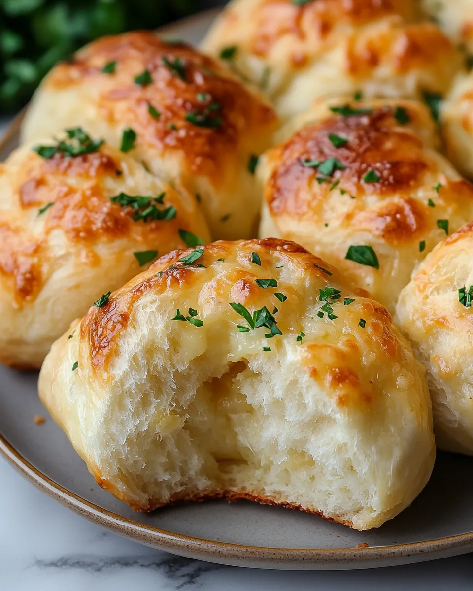 Easy Cheesy Garlic Rolls