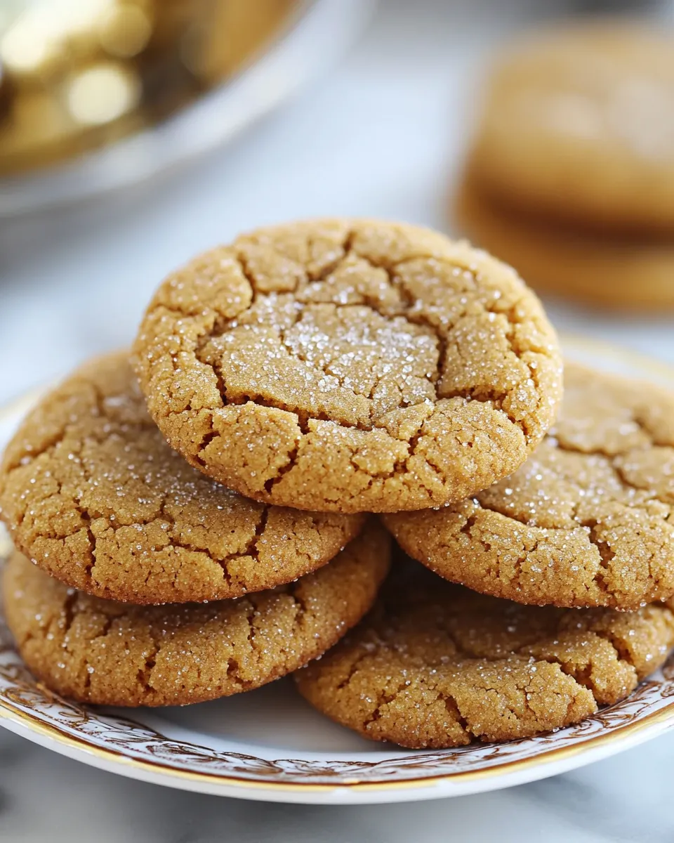 Sweet & Spicy Brown Sugar Ginger Cookies