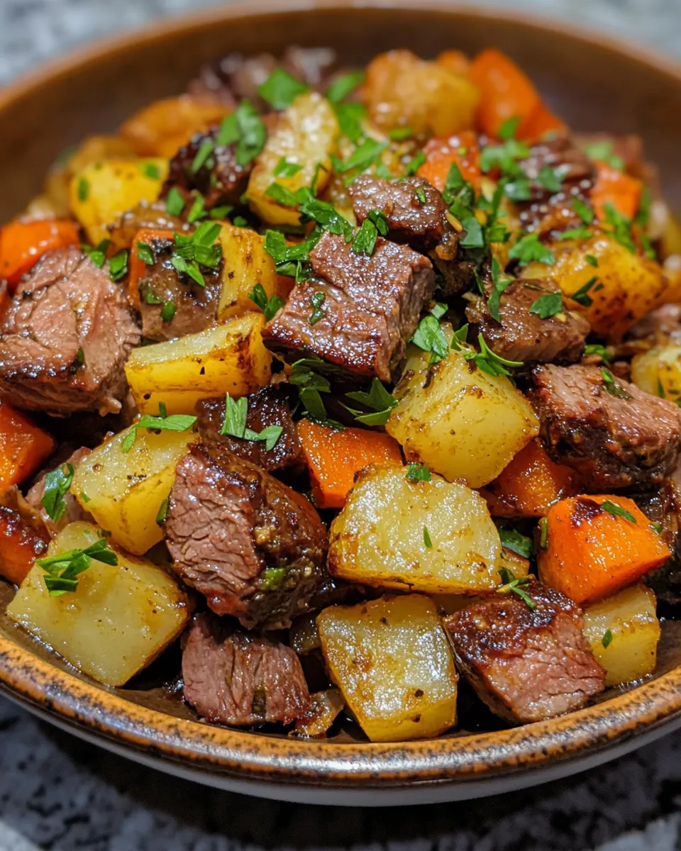 Prime Rib & Carrot Potato Hash Everyone Will Love