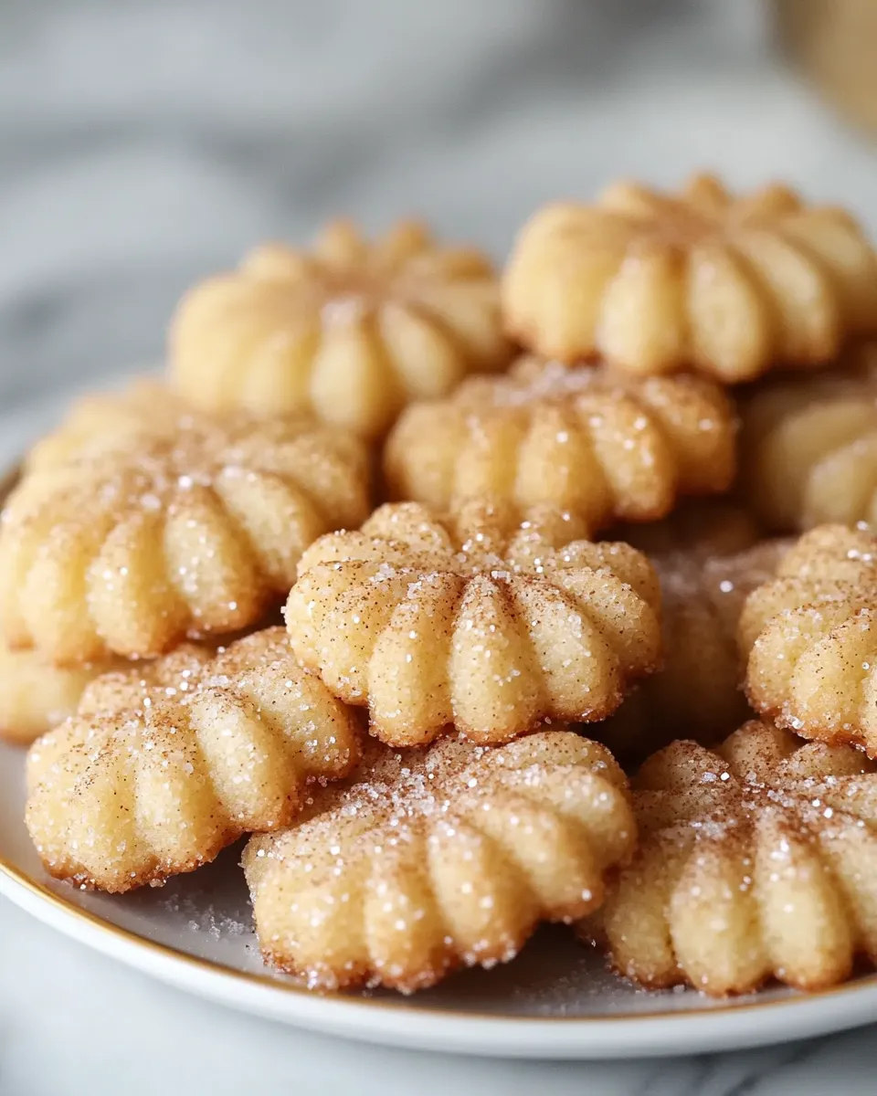 Easy & Delicious Buttery Cinnamon Spritz Cookies