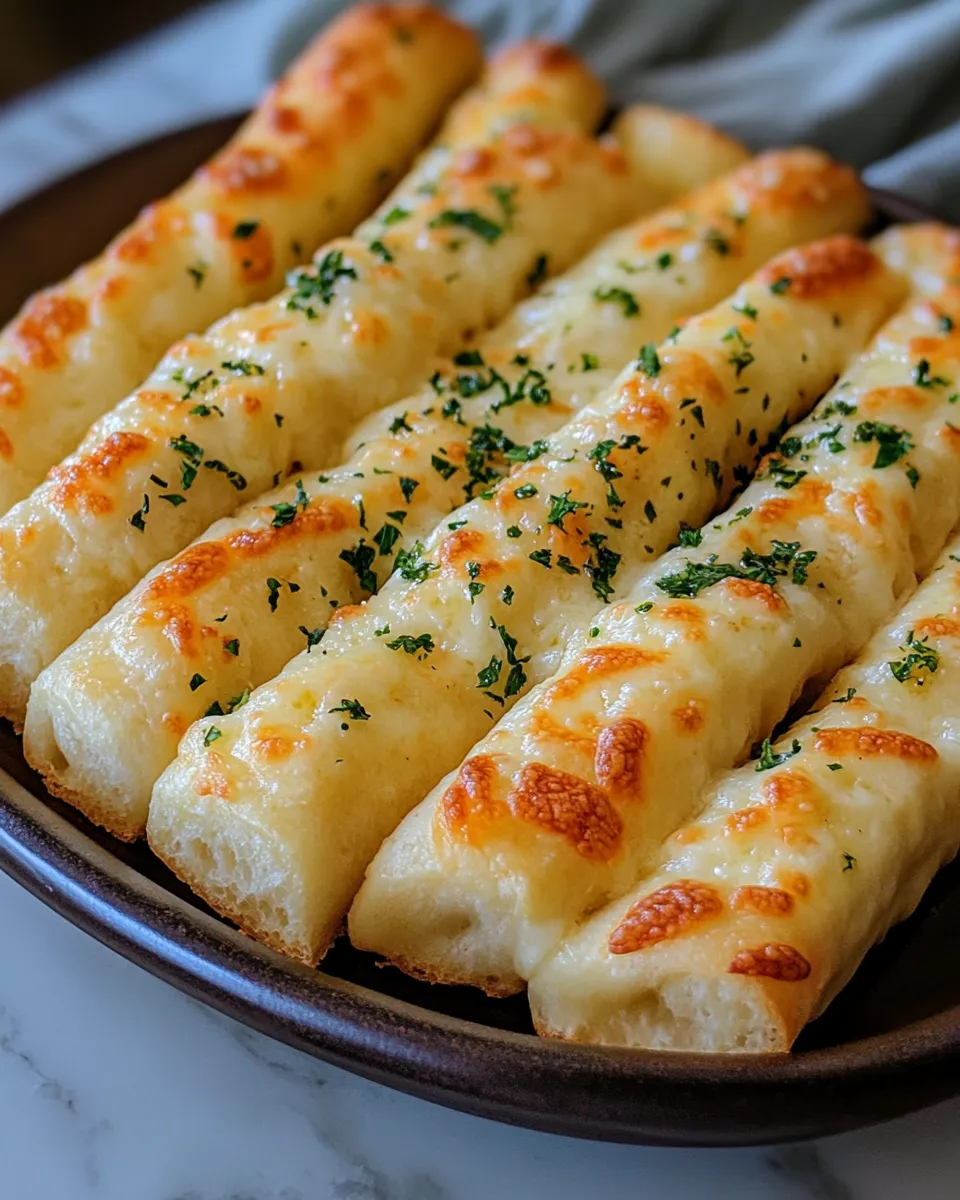 Cheesy Garlic Breadsticks Quick and Simple