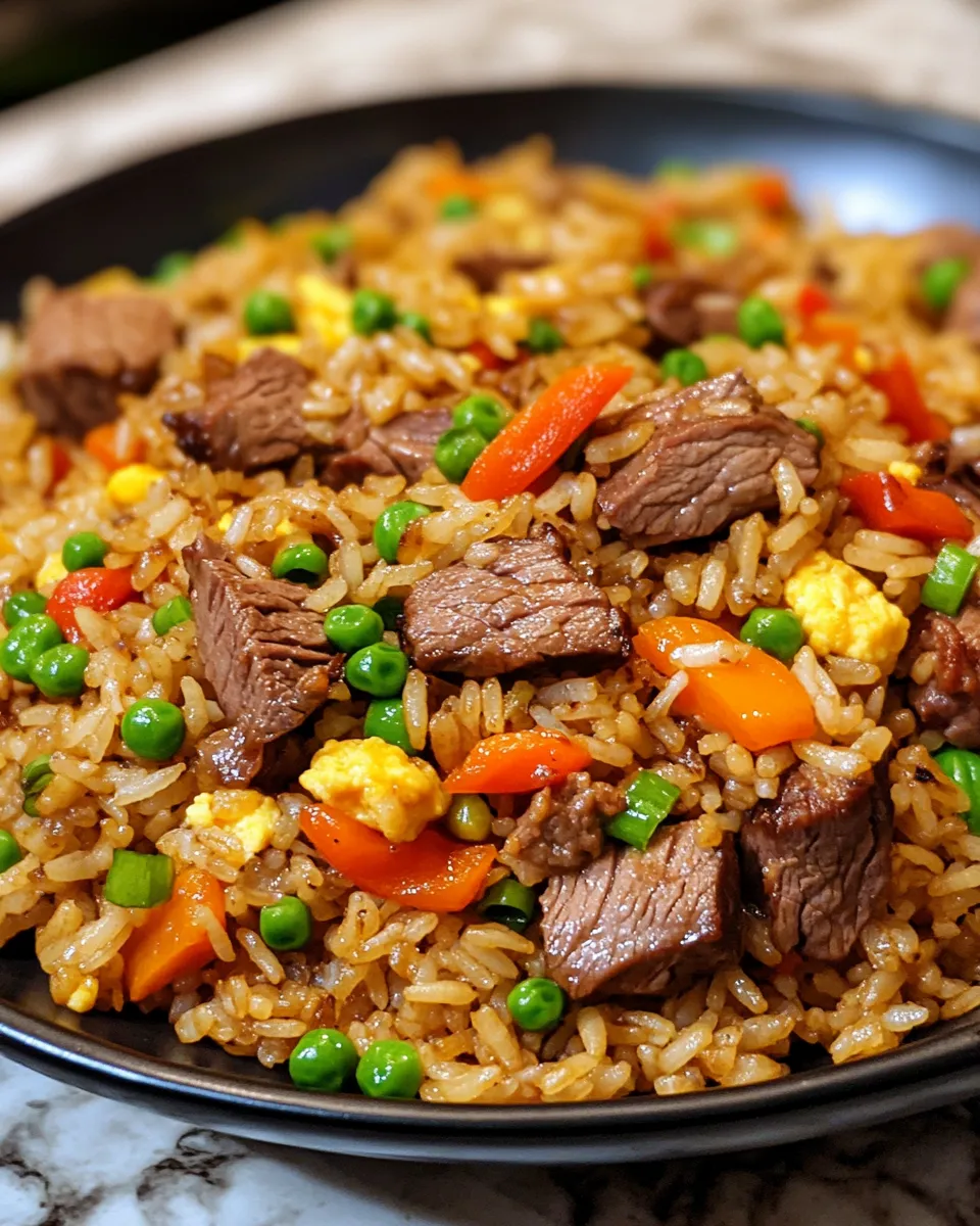 One-Pan Prime Rib Veggie Fried Rice Everyone Will Enjoy