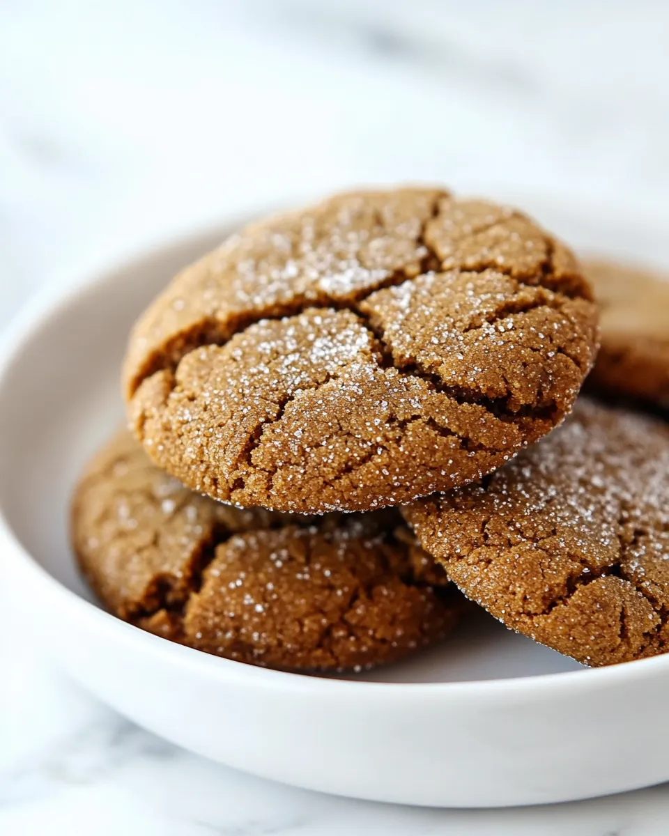 Molasses Ginger Crinkle Cookies Everyone Will Love