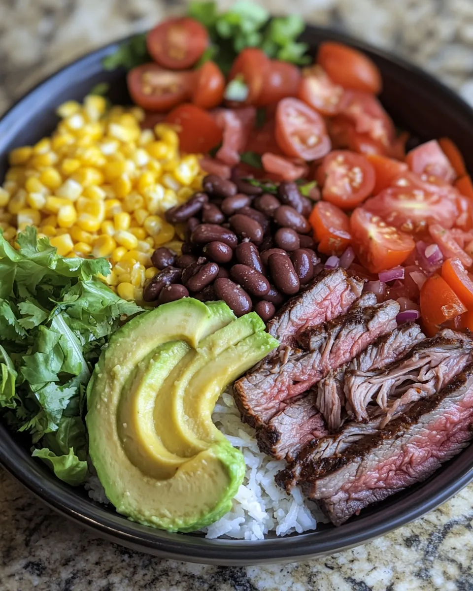 Simple & Irresistible Prime Rib Burrito Bowl