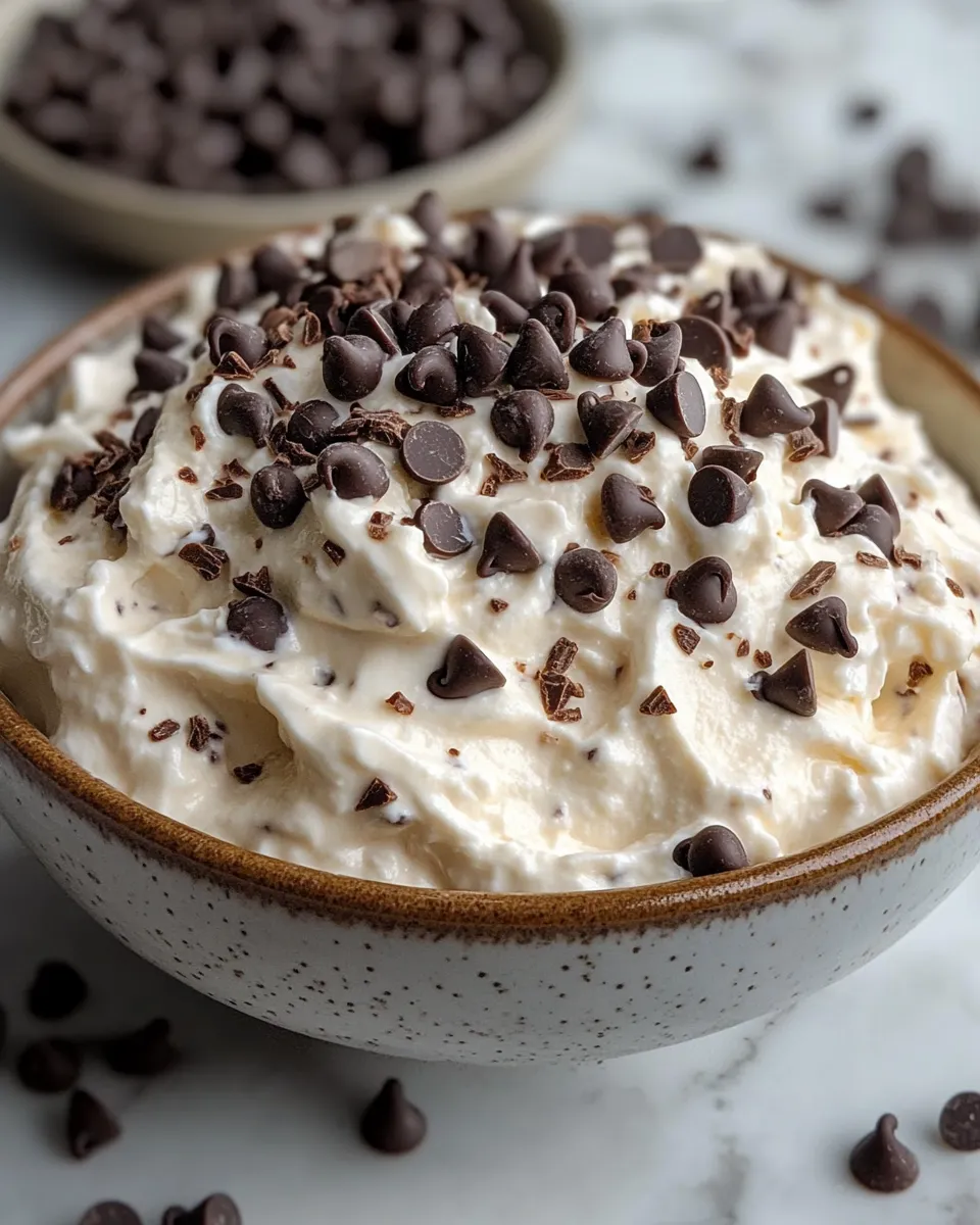 The Easiest Dessert Dip: Chocolate Chip Cheesecake