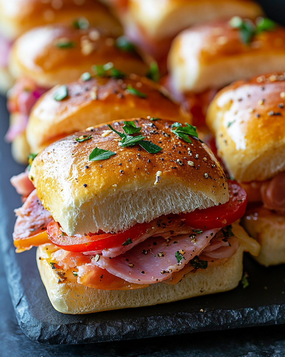 Game-Day Perfect Hot Italian Sub Sliders – The Jam Jar Kitchen
