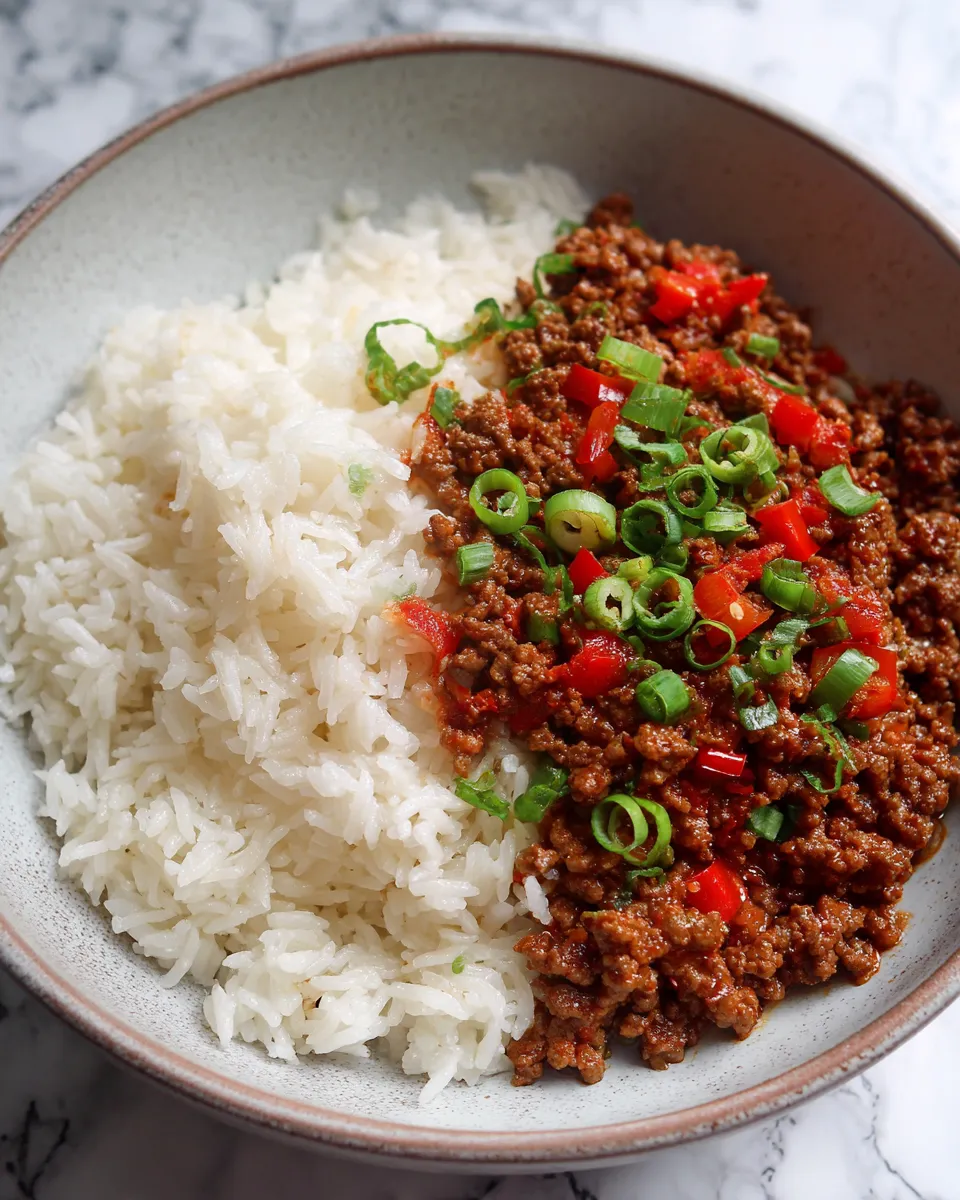 Classic Chilli Beef Rice – Hearty Comfort Bowl