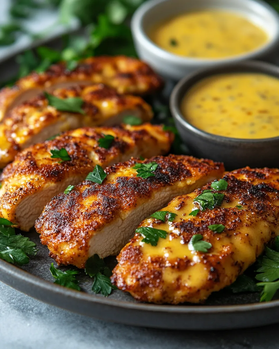 Irresistible Pretzel Chicken with Mustard-Cheddar Sauce (Better Than Takeout)