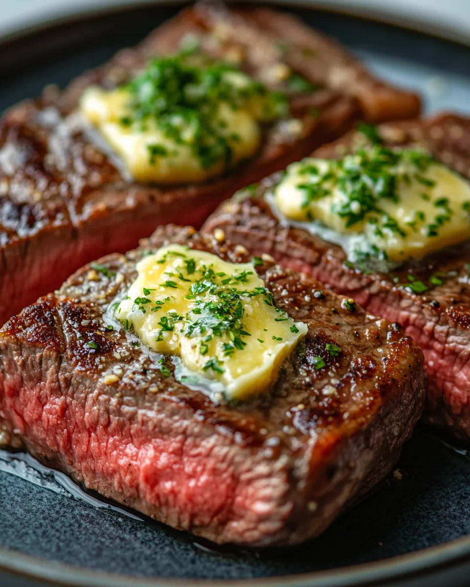 Sizzling Cowboy Butter Steak – Steakhouse Flavor at Home