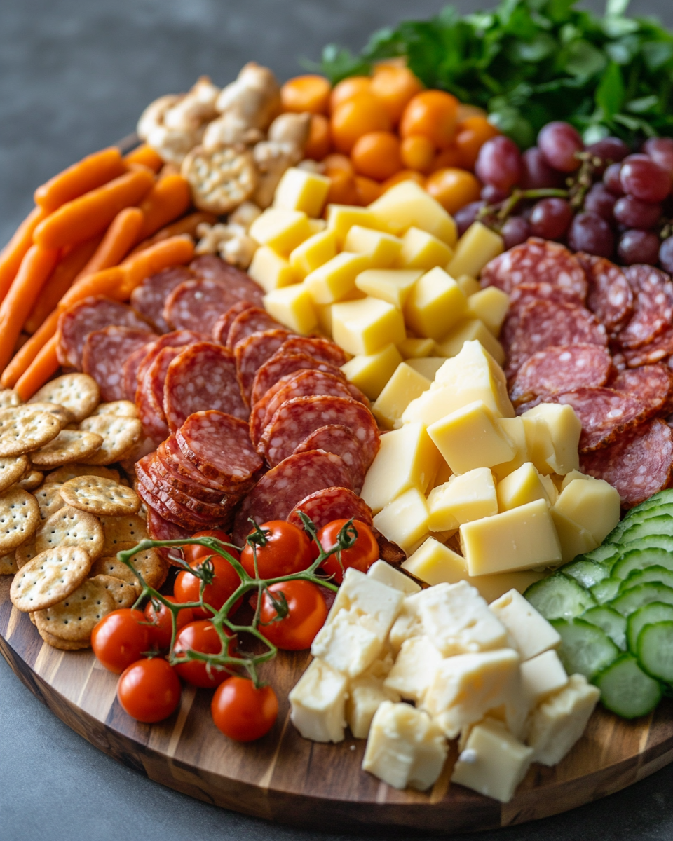 Easy & Irresistible Football Charcuterie Board for Fans