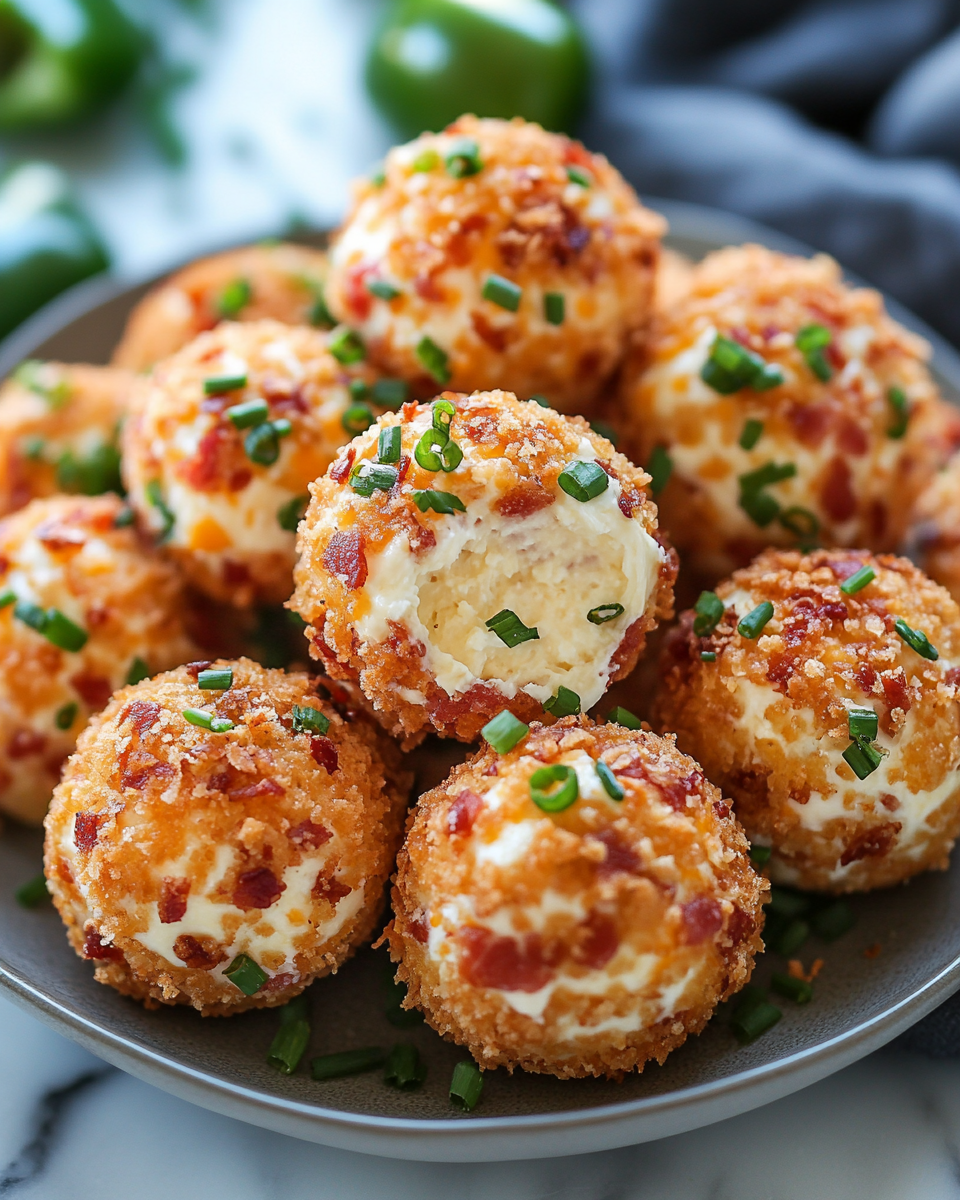 Cheesy Bacon Jalapeño Popper Cheese Balls You Can’t Stop Eating