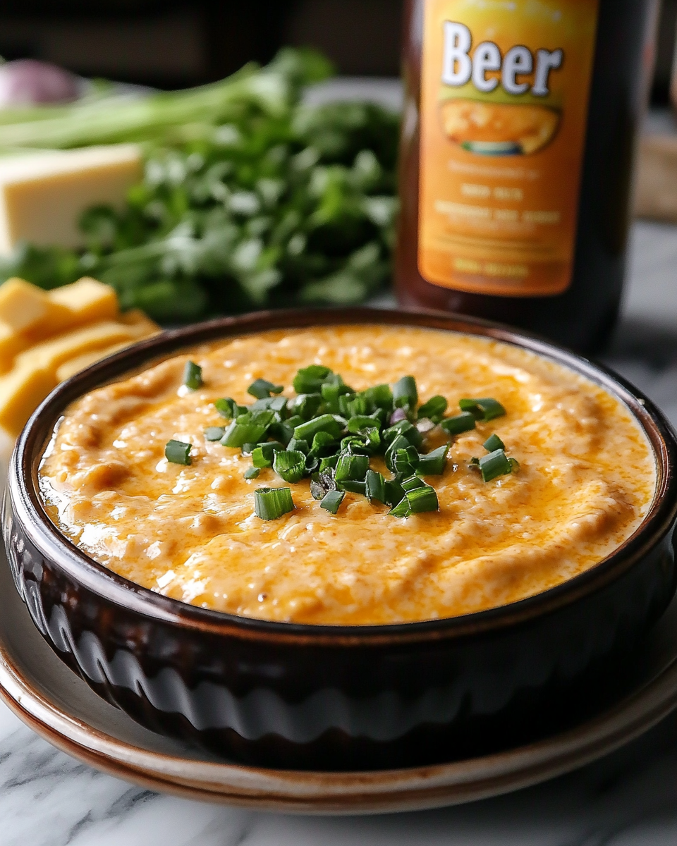 Ultra Creamy Beer Cheese Dip for Game Day & Parties