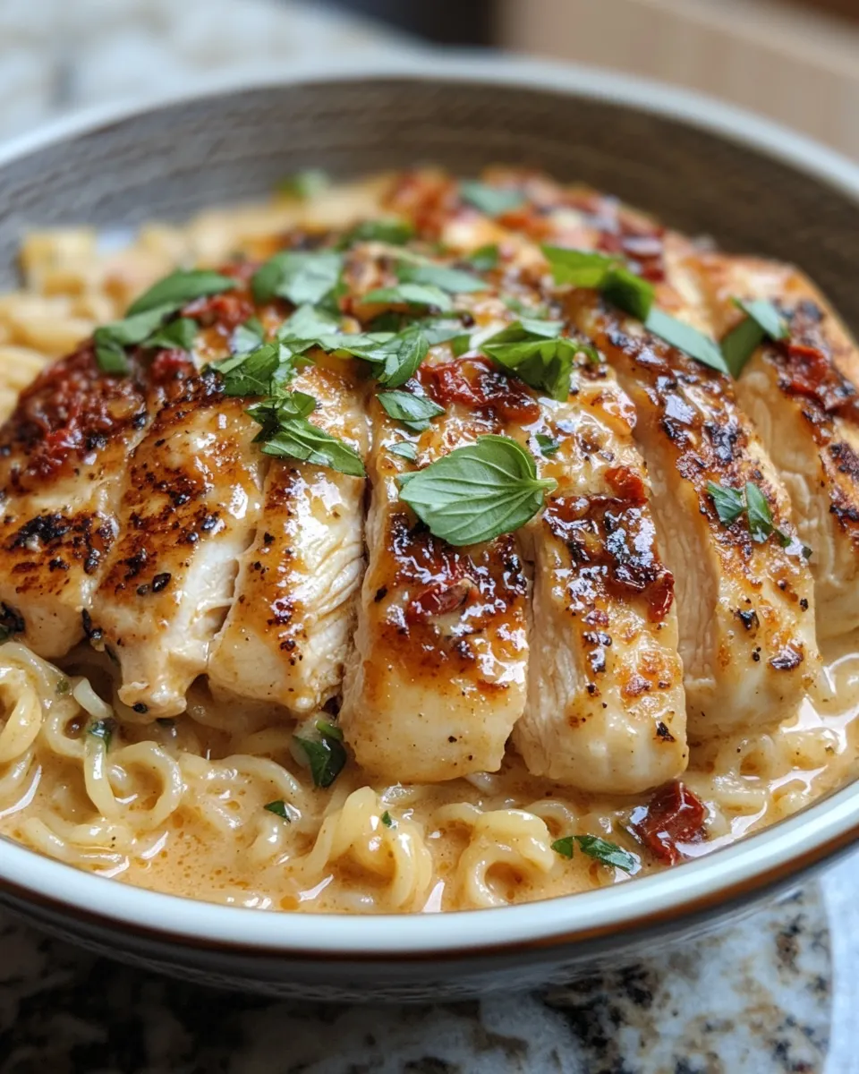 Creamy Marry Me Chicken Ramen Date Night Magic
