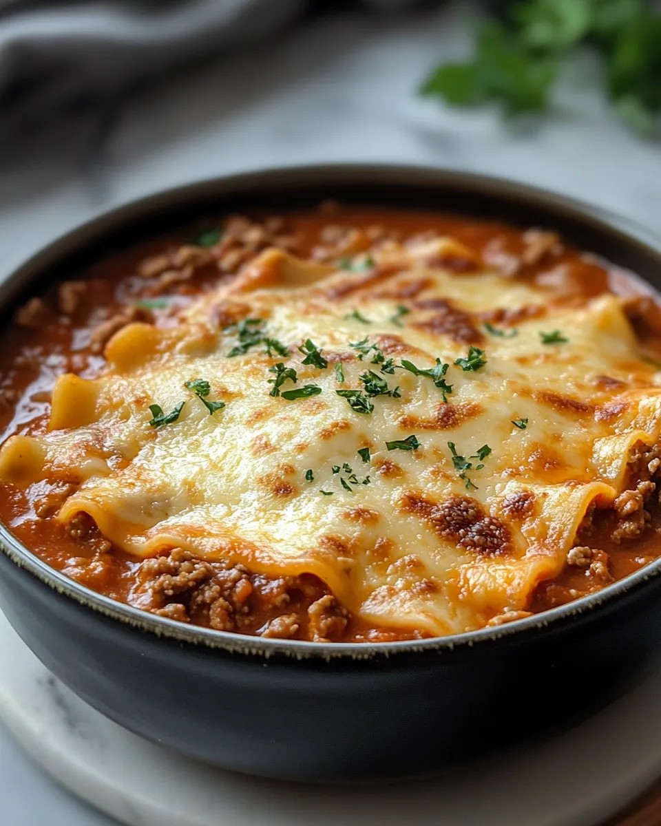 Homestyle One Pot Lasagna Soup Comfort Food Dream