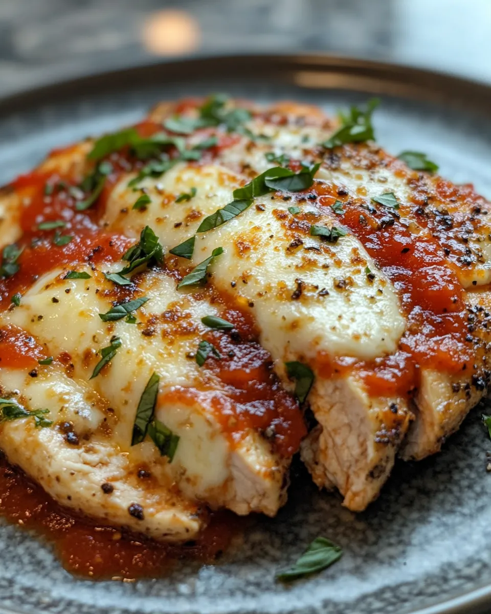 Delicious Cottage Cheese Chicken Parm Bowl Low Carb Craving