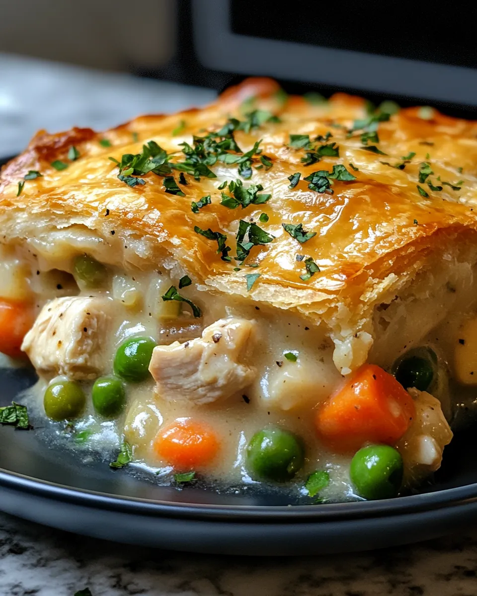 Homestyle Chicken Pot Pie Casserole Warm Hearty Delight