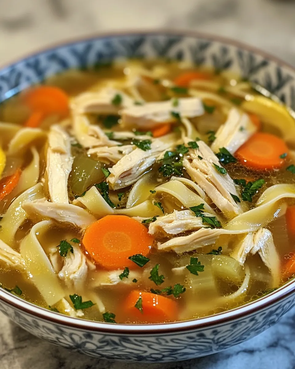 Irresistible Ginger Garlic Chicken Noodle Soup Cold Busting Magic