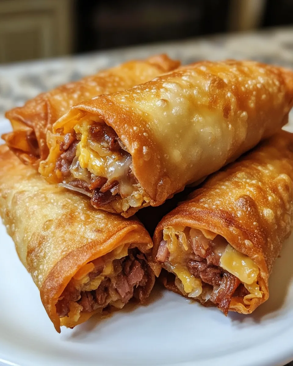 Mouthwatering Reuben Egg Rolls So Crispy Good