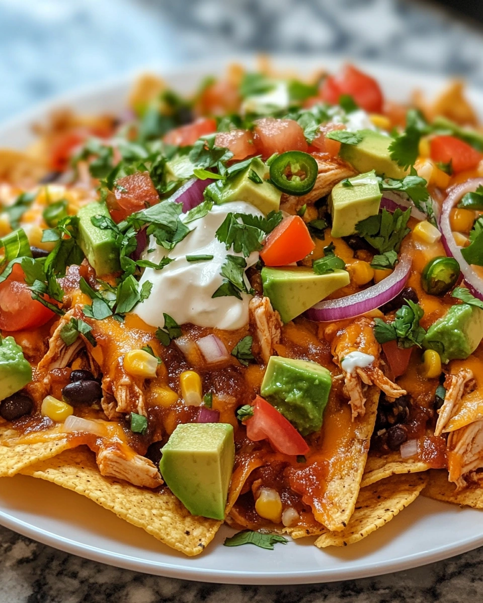 Loaded BBQ Chicken Nachos for a Crowd