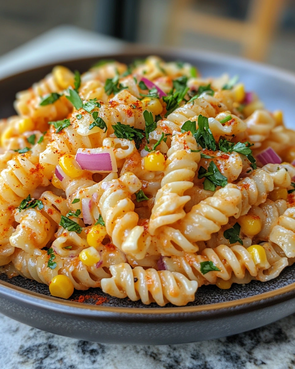 Street Corn Pasta Salad with Cheese