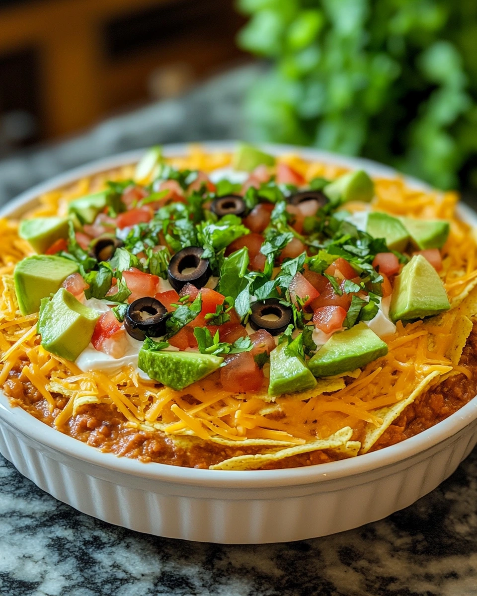 7-Layer Taco Dip: The Ultimate Crowd-Pleasing Appetizer