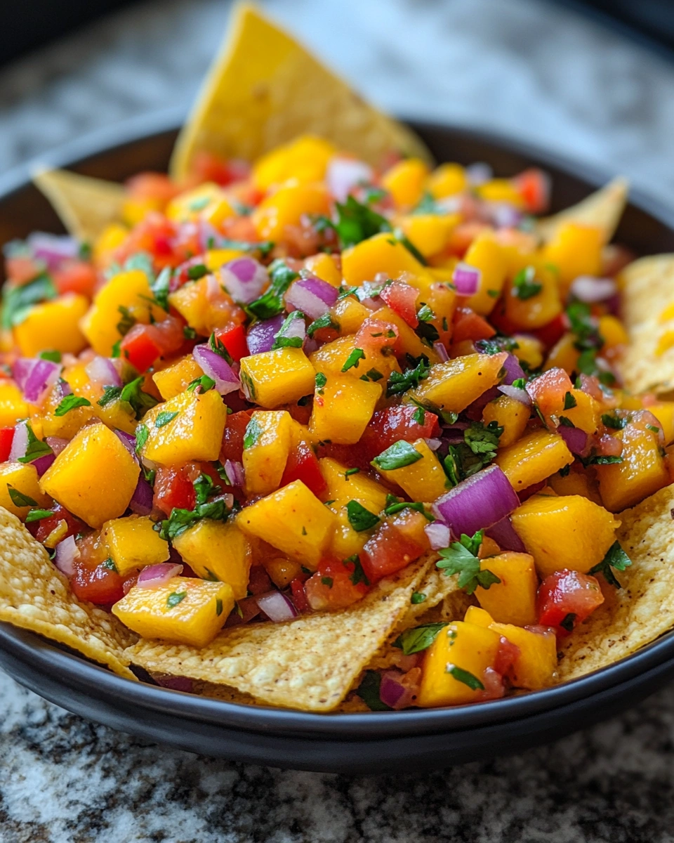 Fresh Mango Salsa with Chips: A Bright, Flavor-Packed Crowd Favorite