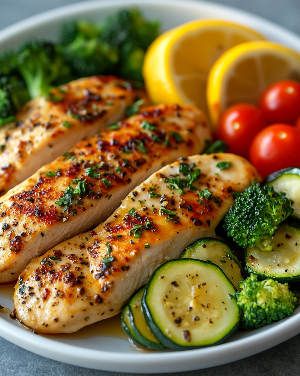 Healthy Lemon Garlic Chicken with Veggies: A Bright, Nourishing Meal for Any Day